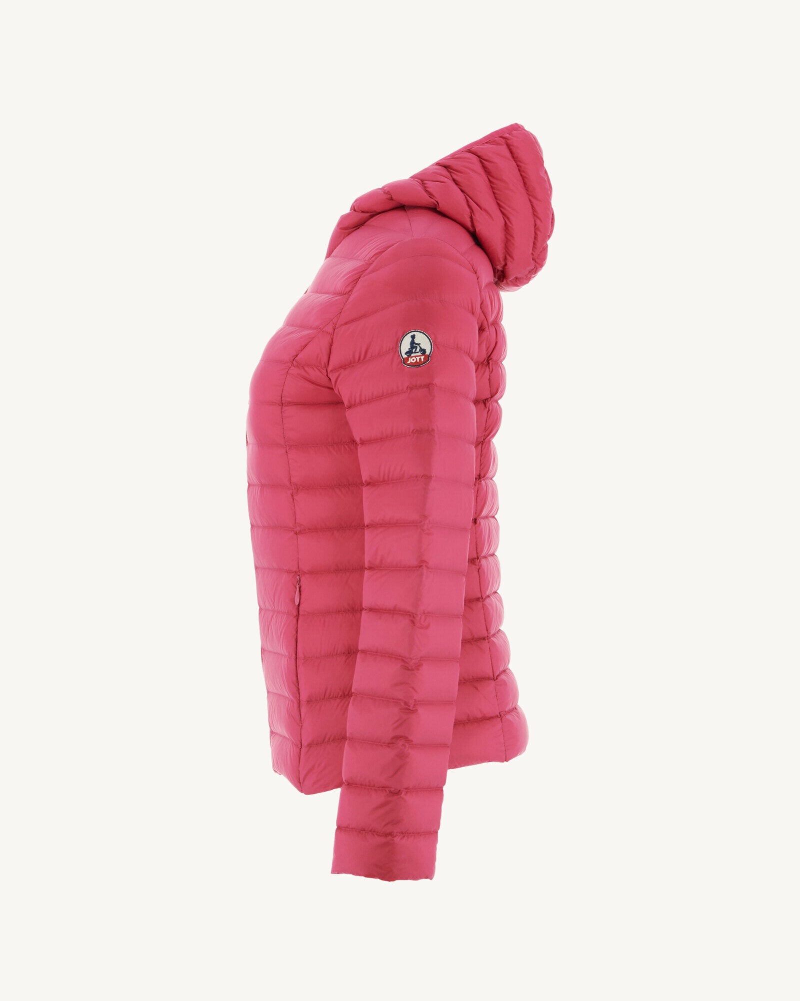 Doudoune légère à capuche Rose cerise Cloe