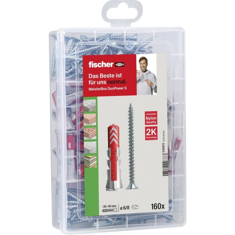fischer Dübel-Set Meister-Box DUOPOWER + Schrauben (160