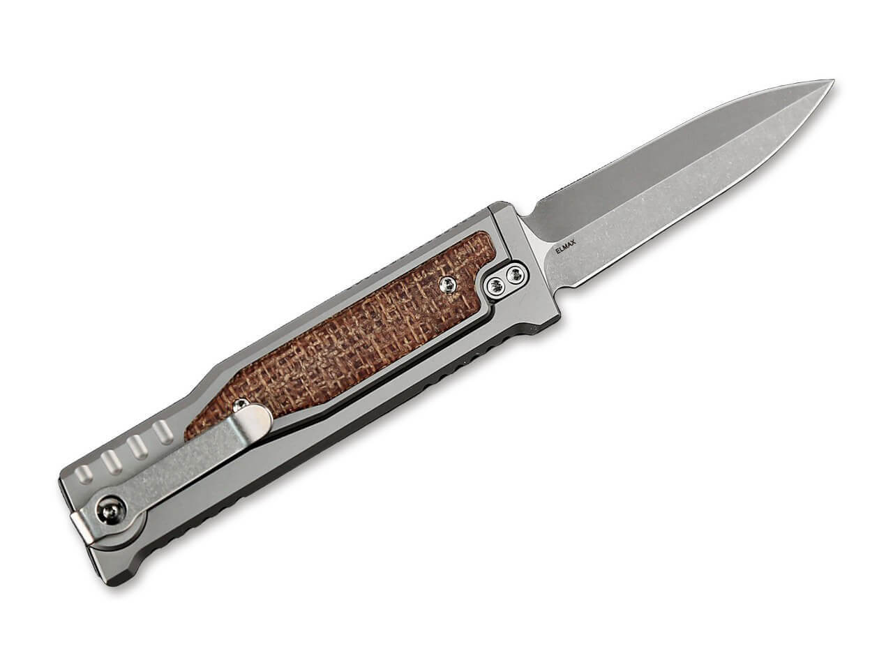 EXO-M Burlap Micarta Double Edge