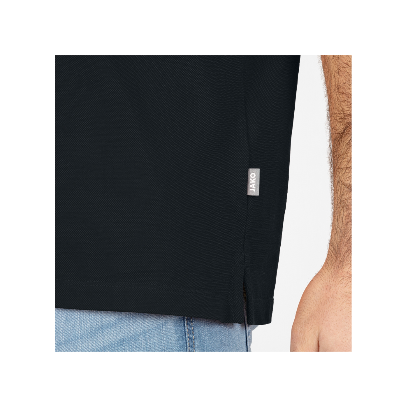 JAKO Doubletex Poloshirt Schwarz F800