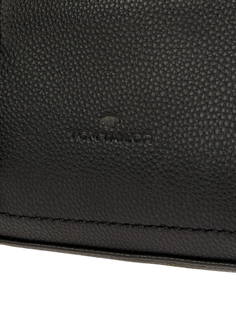 Rucksack in Leder-Optik in schwarz