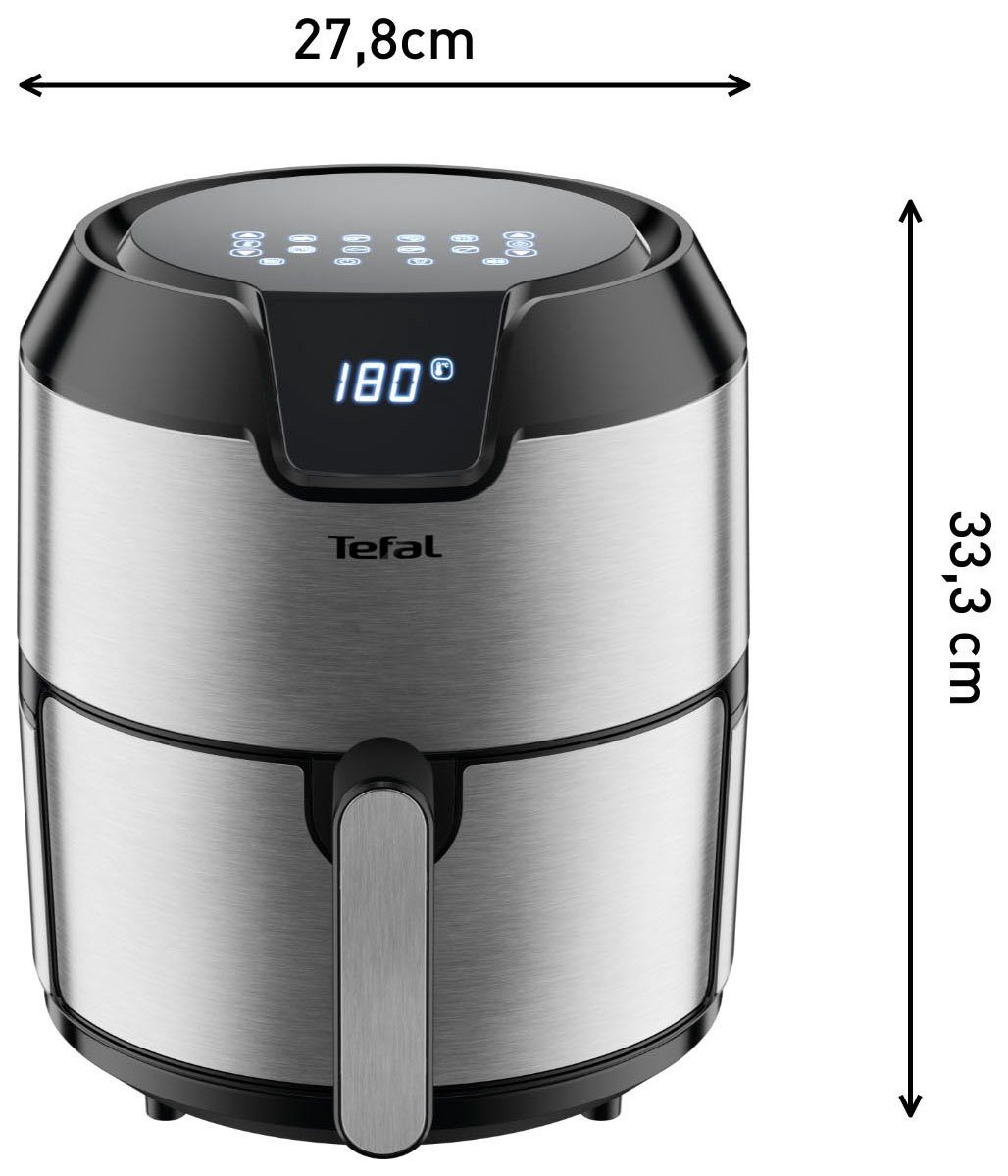 Tefal Heißluftfritteuse EY401D.HERO Easy Fry Deluxe, 1500 W, mit Zubehör, Fassungsvermögen 1,4 kg, 8 automatische Programme