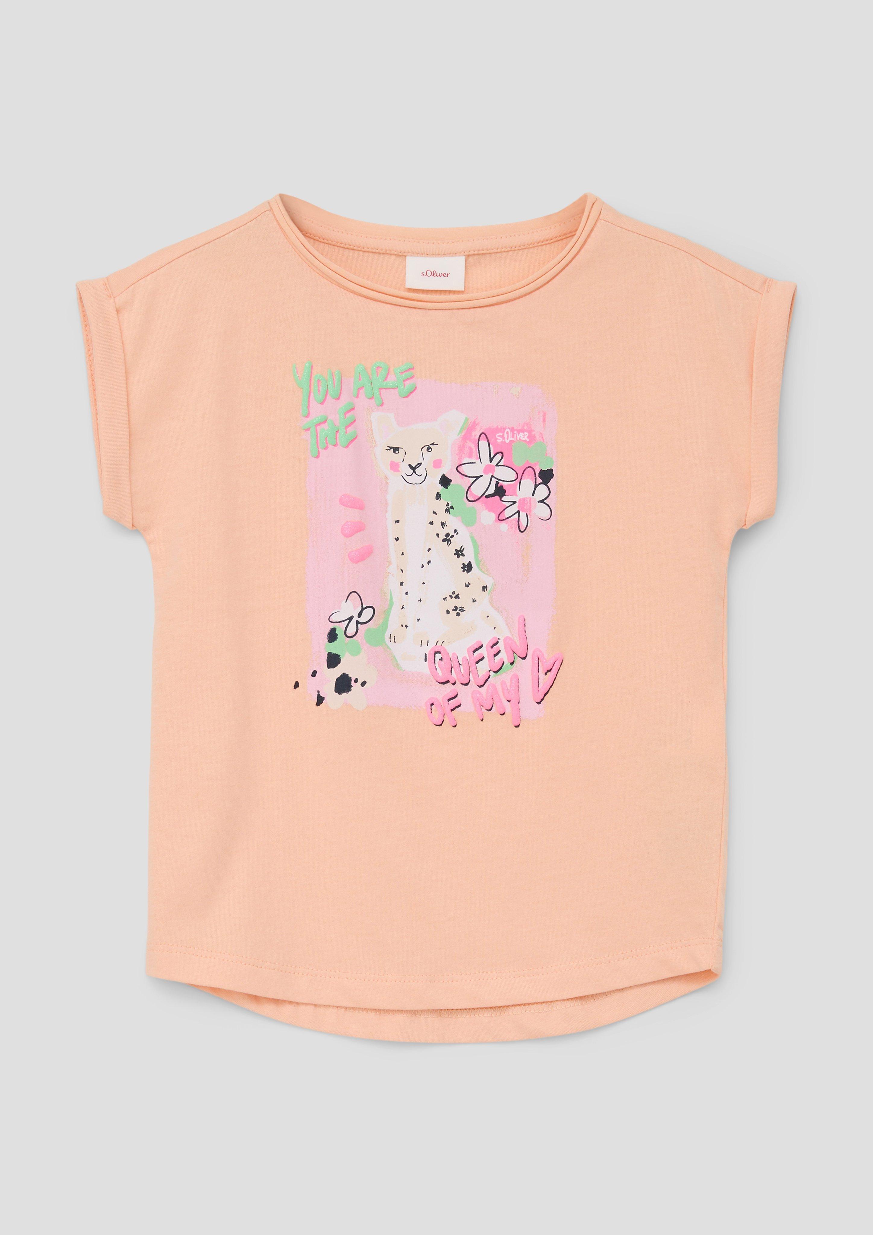 T-Shirt mit Effektprint  2140017-2018