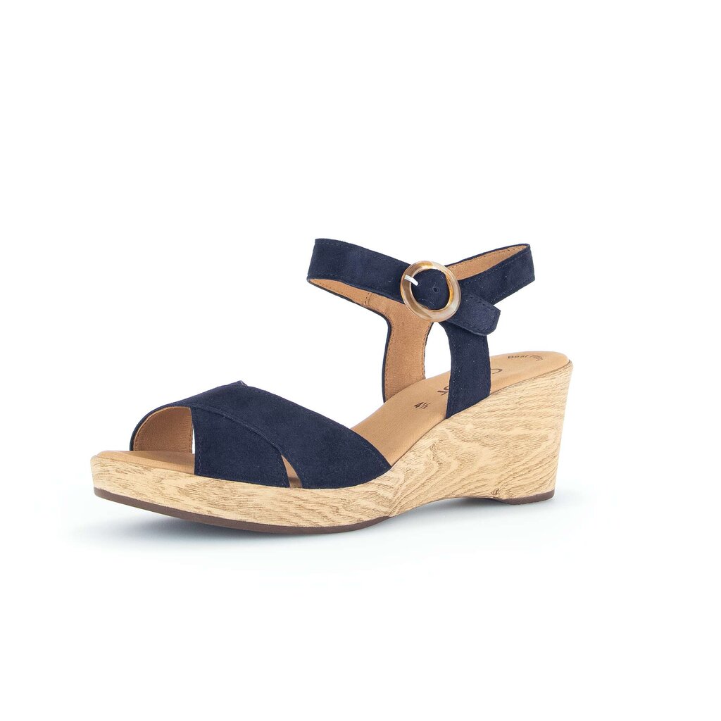 Gabor fashion Keilsandalette blau