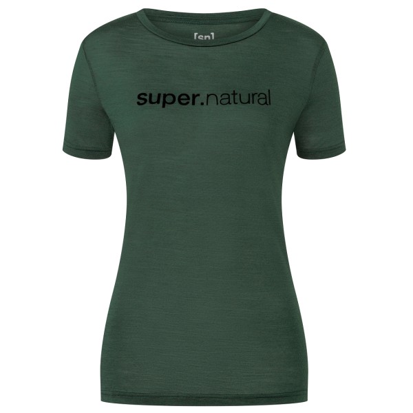 super.natural - Women's 3D Signature Tee - Merinoshirt