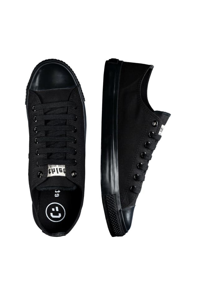 ethletic Canvas Sneaker Black Cap Lo Cut in Jet Black | Jet Black günstig kaufen