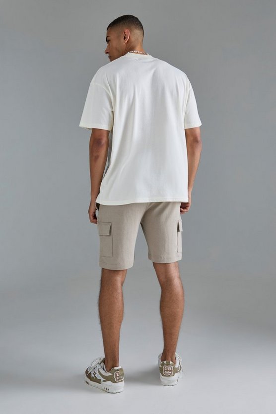 Slim-Fit Cargo-Shorts