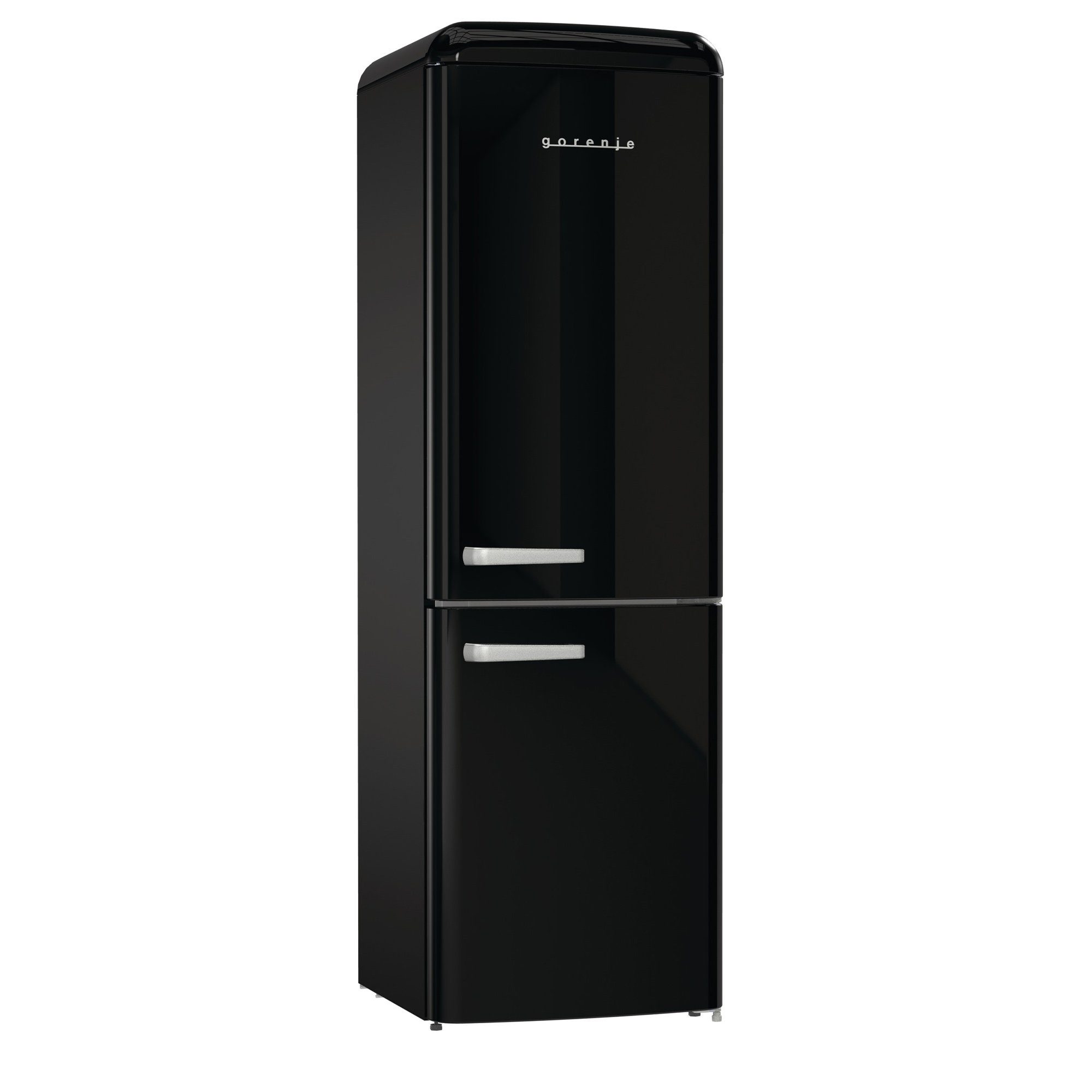 GORENJE Kühlschrank ONRK619EBK, 194 cm hoch, 60 cm breit, LED Display, NoFrostPlus, FastFreeze, IonAir und MultiFlow 360°