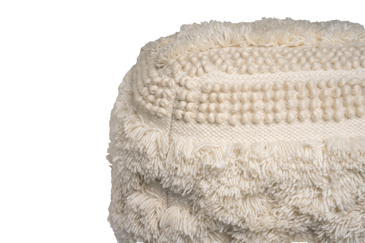 megusta Pouf Bohist 125 Natural 50cm x 50cm