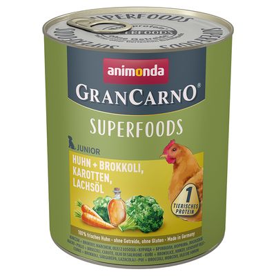 Animonda GranCarno Junior Superfoods 6 x 800 g
