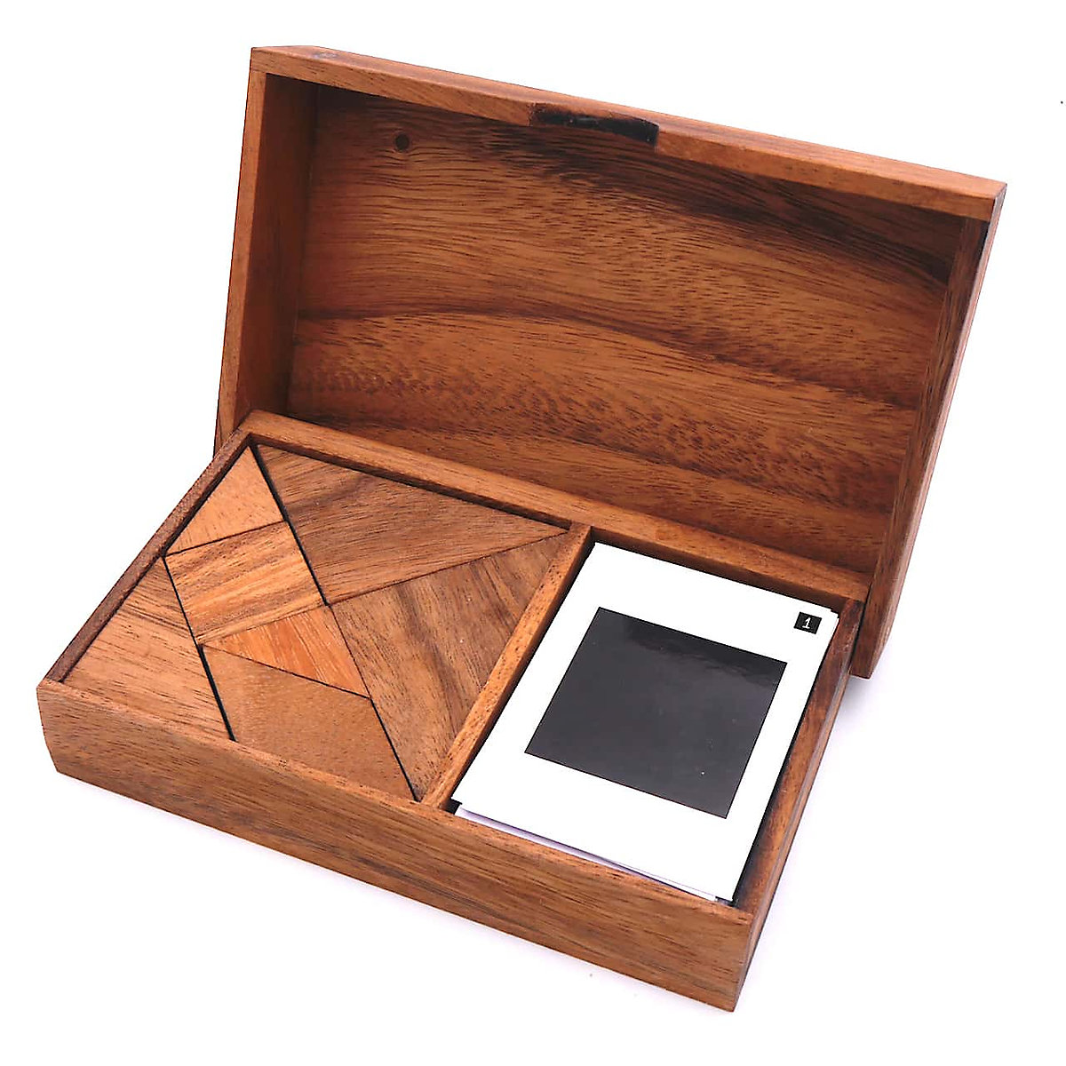 Doppeltangram - herausfordernde Variante des Klassikers Tangram für 2 Personen aus Holz