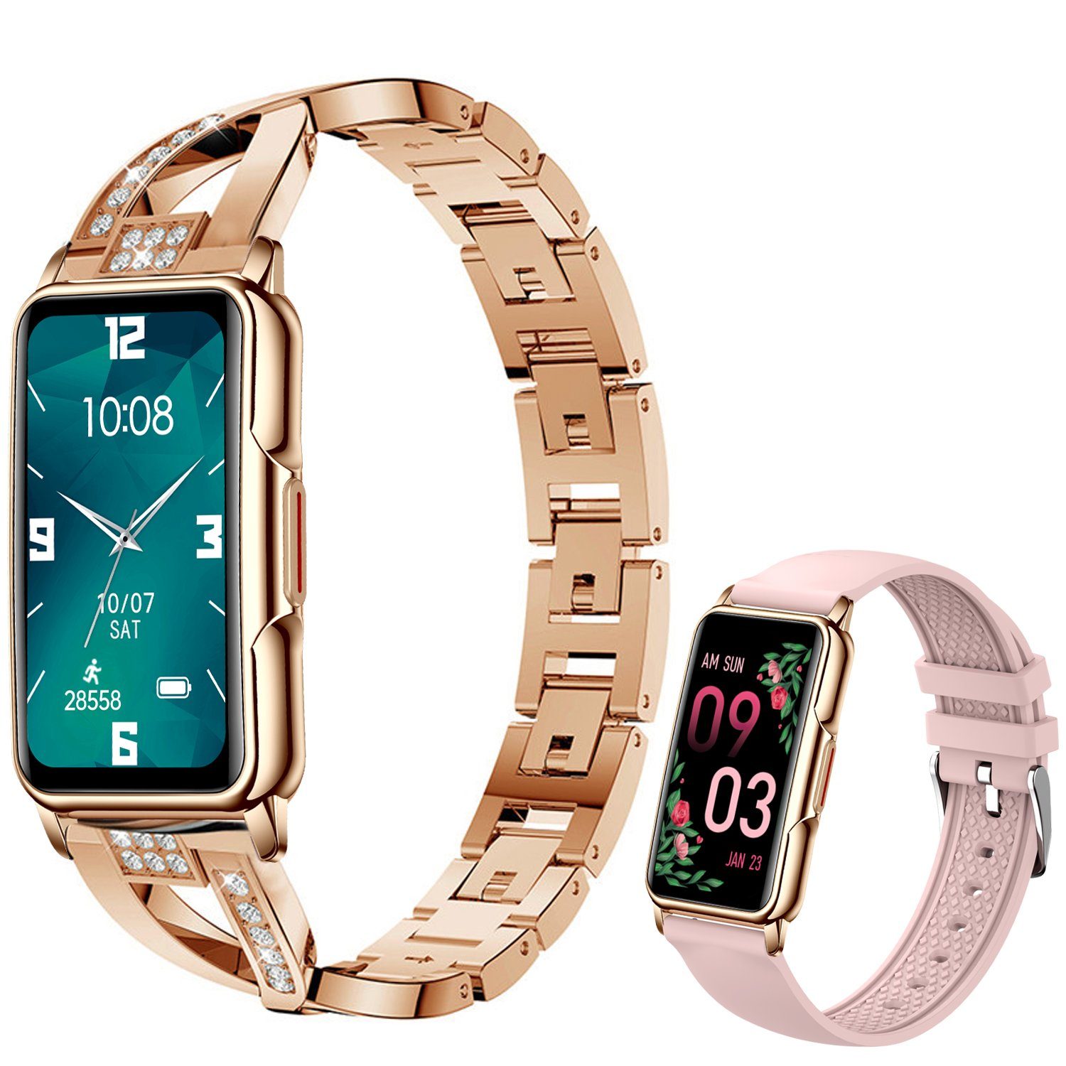 Mutoy Smartwatch, Fitness Tracker Uhr für Damen, Aktivitätstracker Uhren Smartwatch (1,47