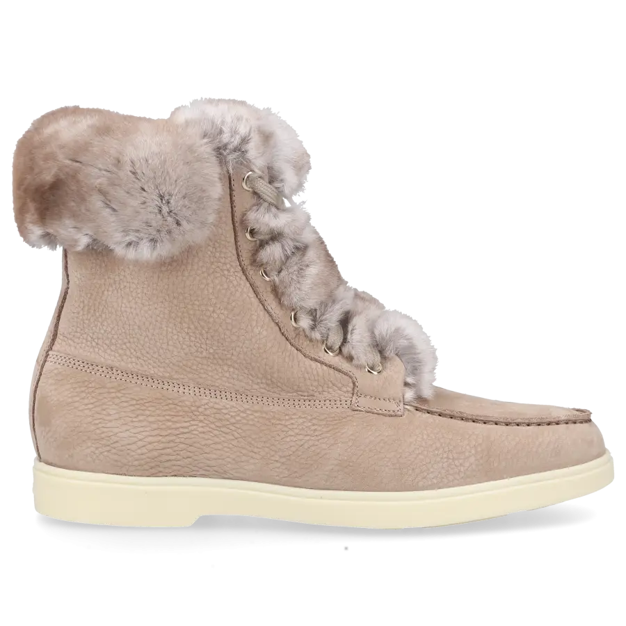 Santoni - Stiefeletten 59753 Nubukleder - grau