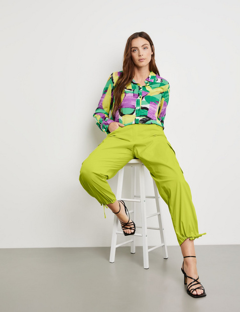 Cargohose aus Baumwoll-Mix Carlotta