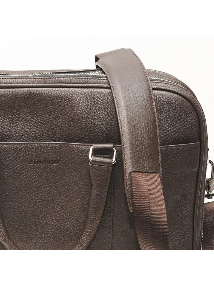 CXL by Christian Lacroix Leder-Laptoptasche in Braun - (B)41 x (H)31 x (T)10 cm günstig kaufen onesize