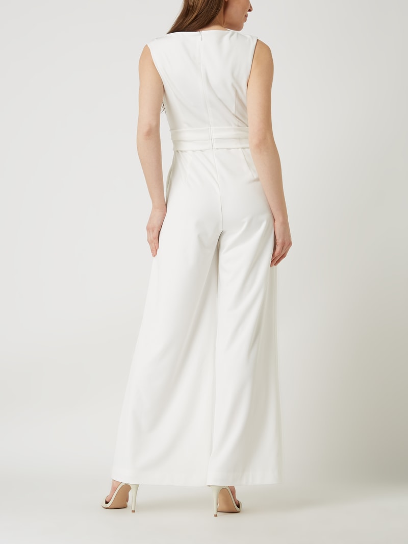 Jumpsuit mit Stretch-Anteil in offwhite