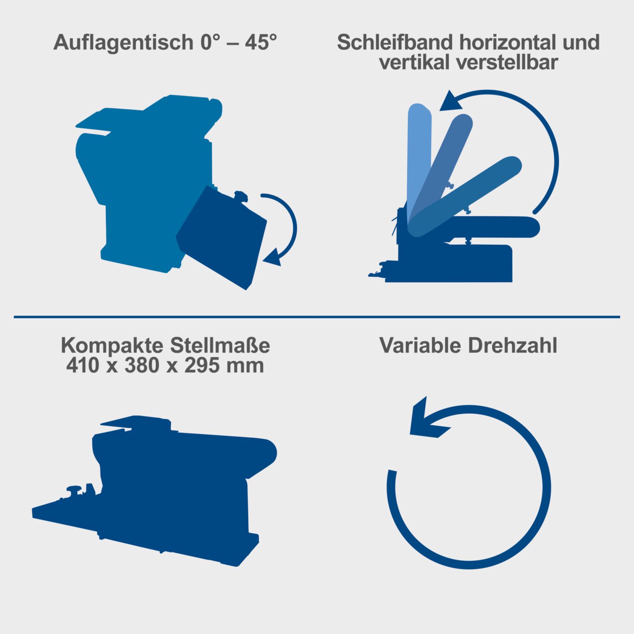 Scheppach Band-und Tellerschleifer BTS900 Vario
