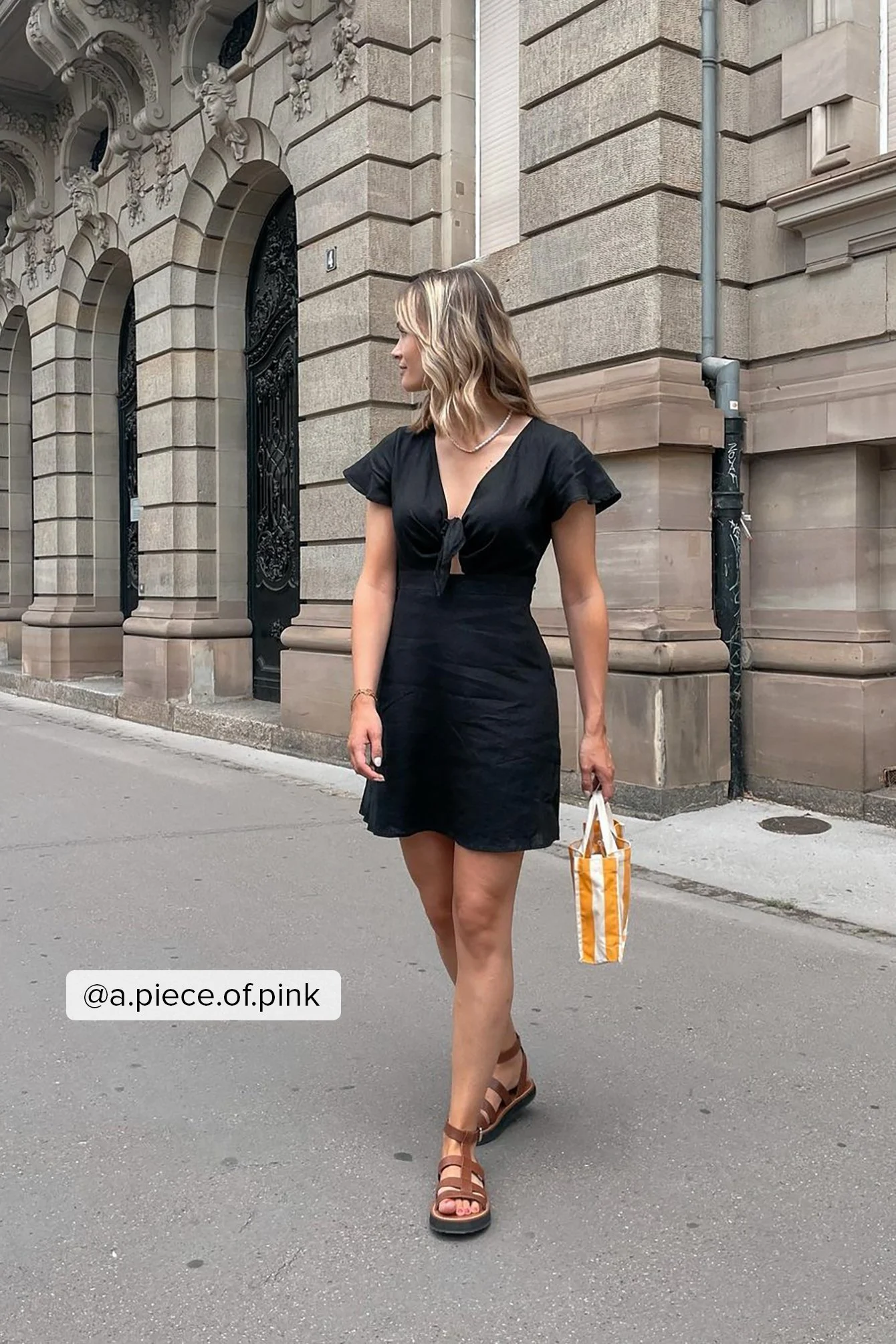 Hemdkleid mit Bindung vorne