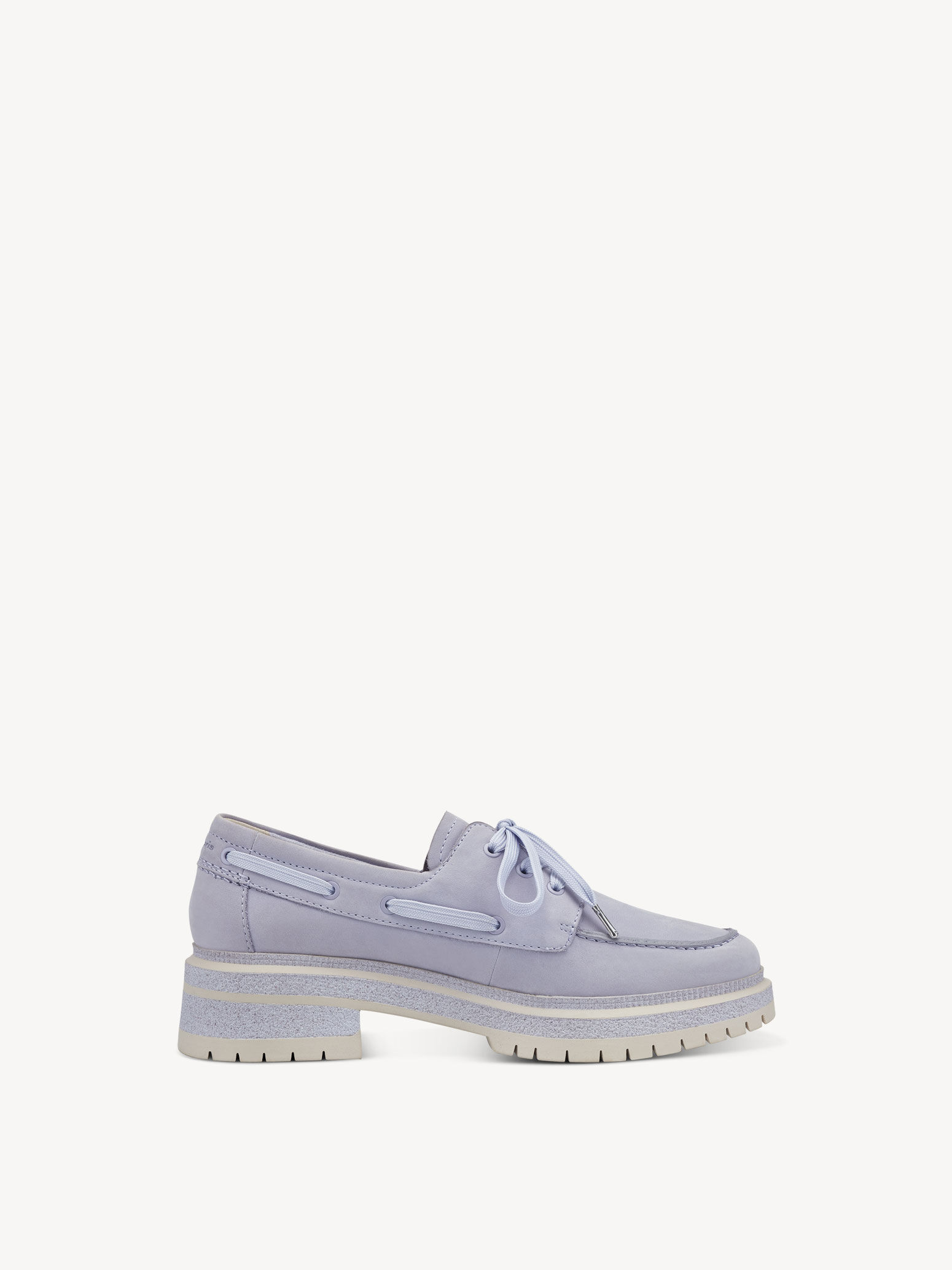 Derbie en cuir - mauve