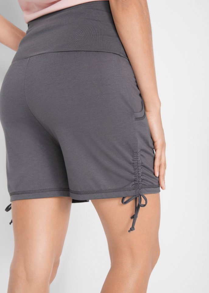 Shorts mit Raffung