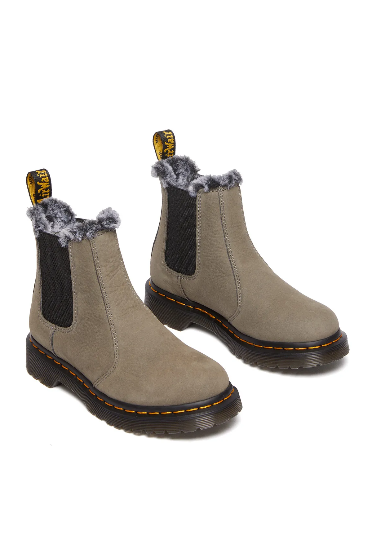 Dr. Martens  Stiefelette - Grau - Blockabsatz
