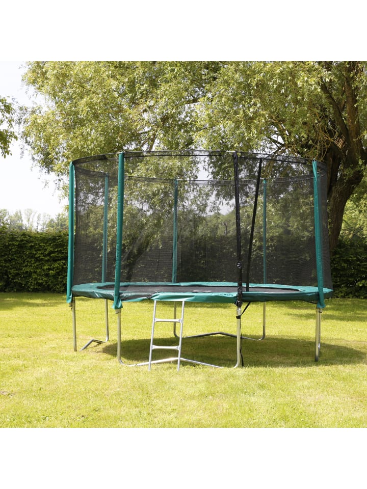 relaxdays Leiter Trampolin in Silber - (B)38 x (T)97 cm günstig kaufen onesize