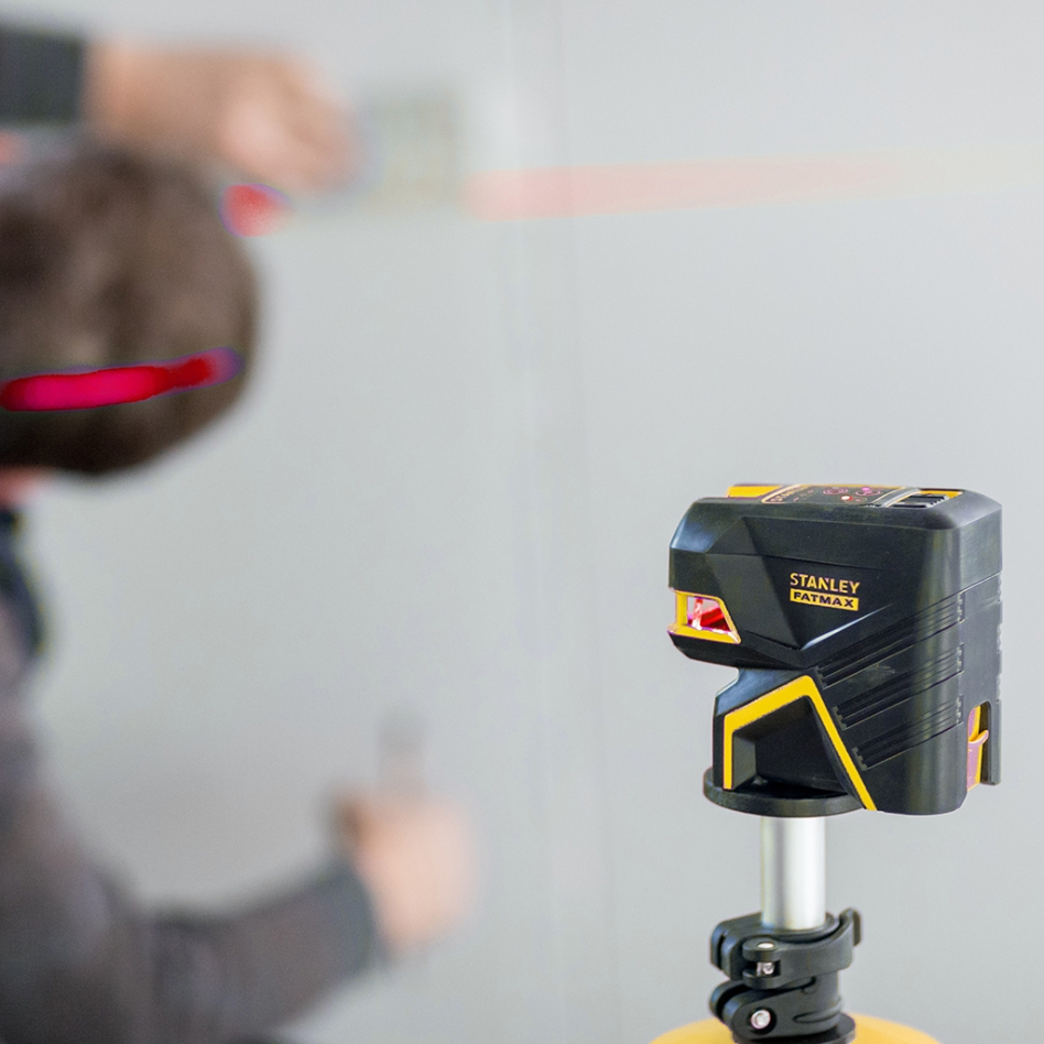 Stanley FMHT1-77414 FatMax križni linijski + 2-točkovni laserski nijansa CRVENI