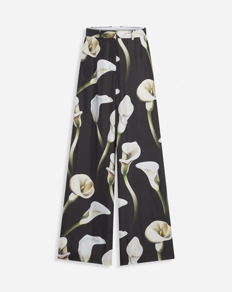 PANTALON LARGE À IMPRIMÉ ARUM