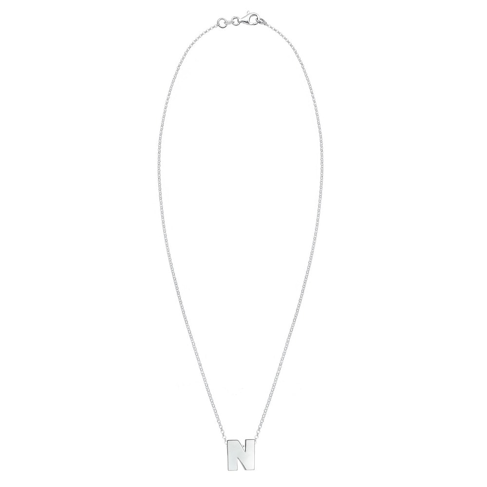 Elli Elli Collier Femme Lettre N Initiales Minimal 925 en Argent Sterling Bijoux