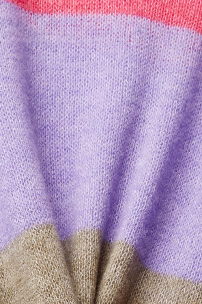 Gerippter Wollmix-Pullover