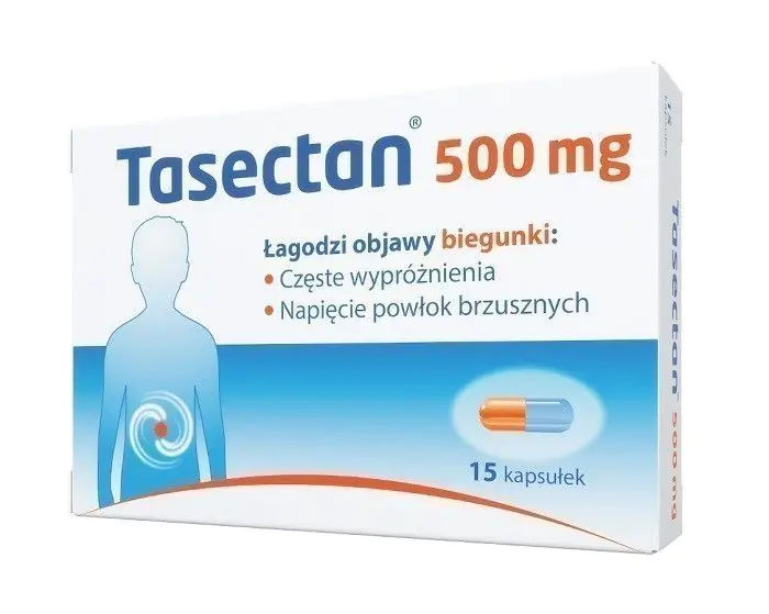 Tasectan 500 mg, Preparat za ublažavanje simptoma dijareje, Kapsule