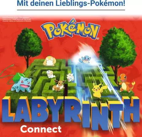 Pokémon Labyrinth Connect - Reisespiel ab 7 Jahren