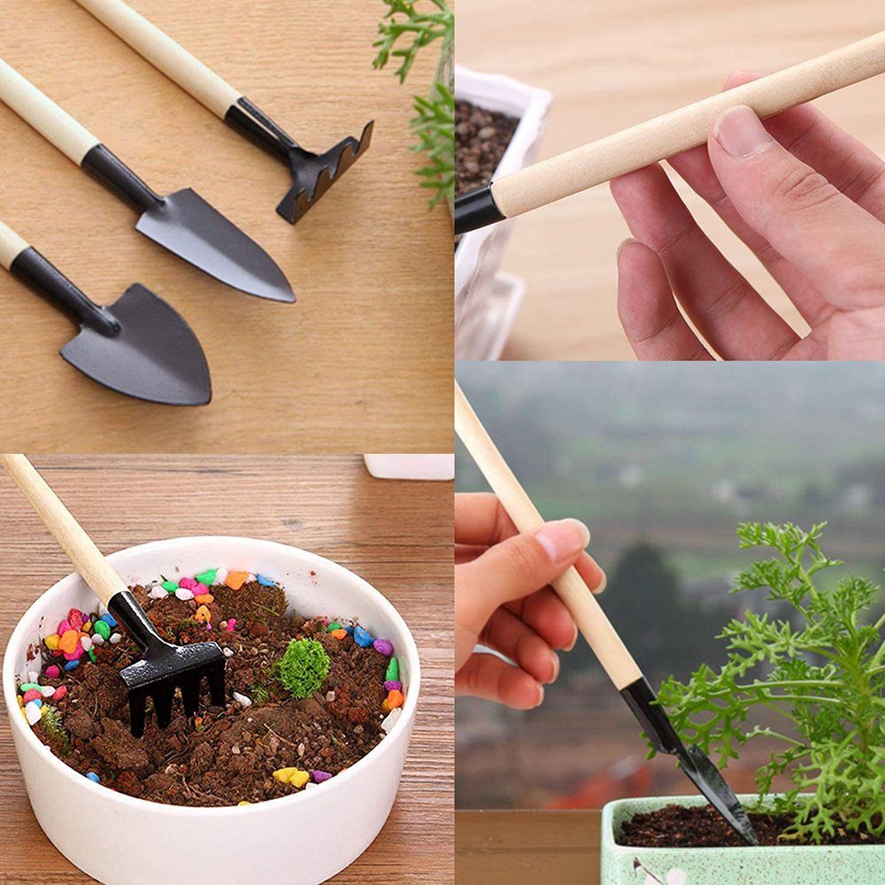 FeelGlad Bodenthermometer Bonsai-Werkzeuge, Feuchtigkeitssensor, 10-tlg.