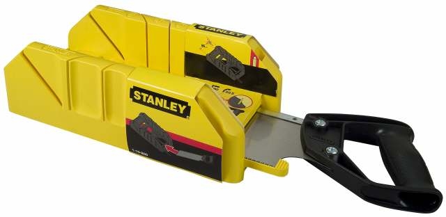Stanley 1-19-800 Plastgeringslåda med kapsåg L350mm/B143mm/H95mm