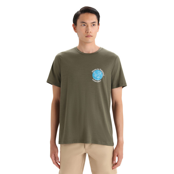MEN TECH LITE II SS TEE ICEBREAKER EARTH Herren - Funktionsshirt