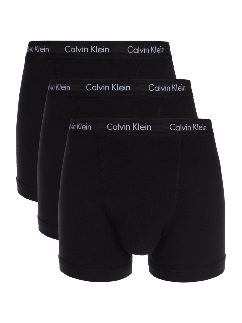 Trunks mit Logo-Bund im 3er-Pack in schwarz