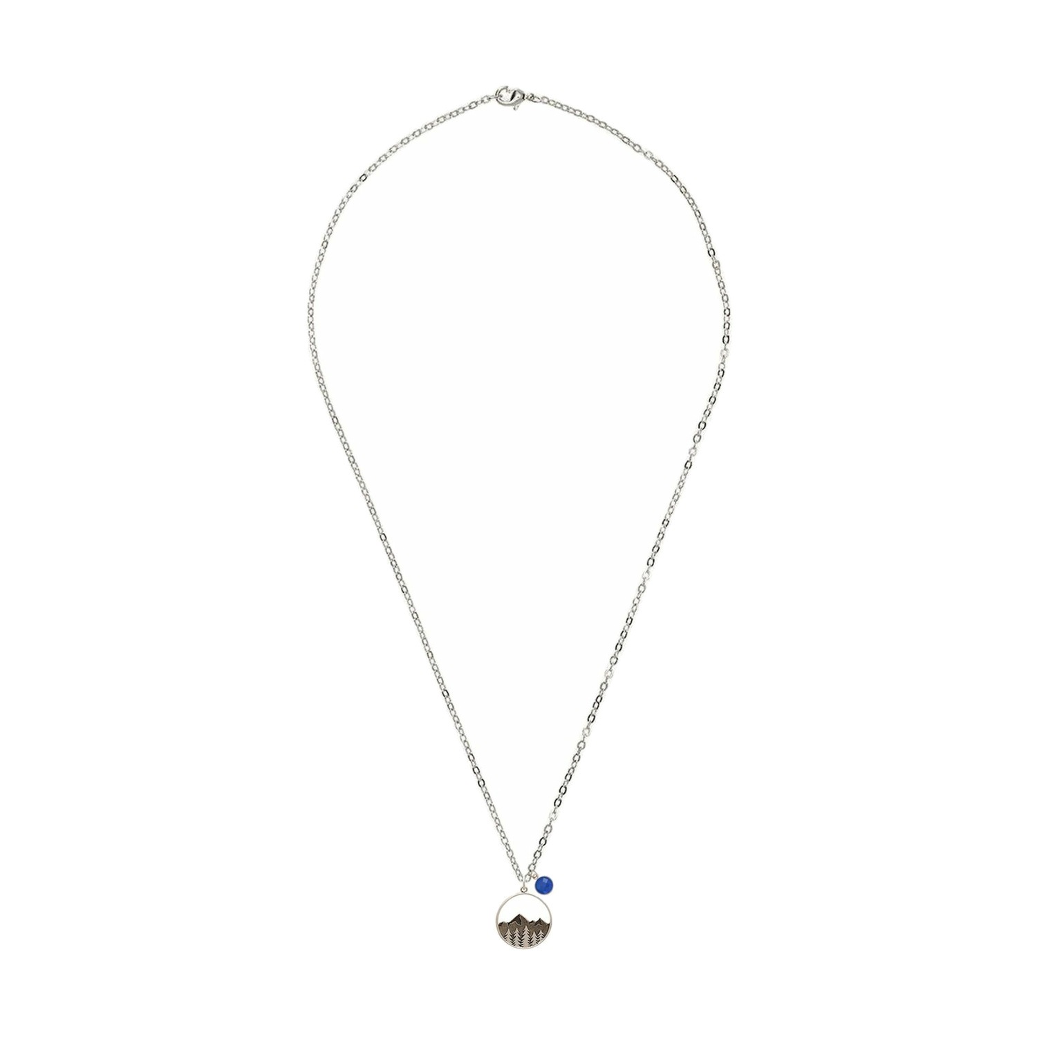 Kette mit Anhänger 'Alpin Berge Saphir'