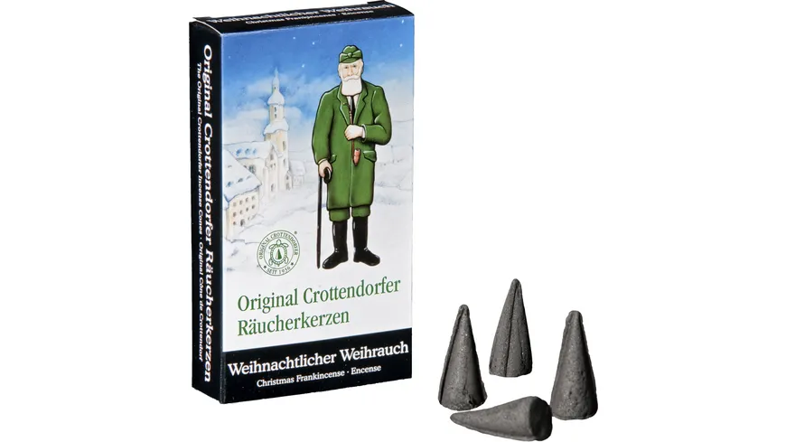 ORIGINAL CROTTENDORFER Räucherkerzen Weihnachtlicher Weihrauch