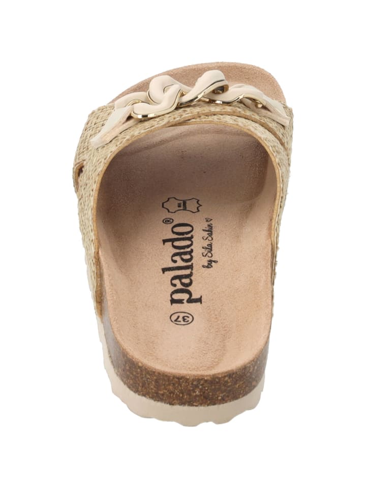 palado Pantoletten in Beige günstig kaufen