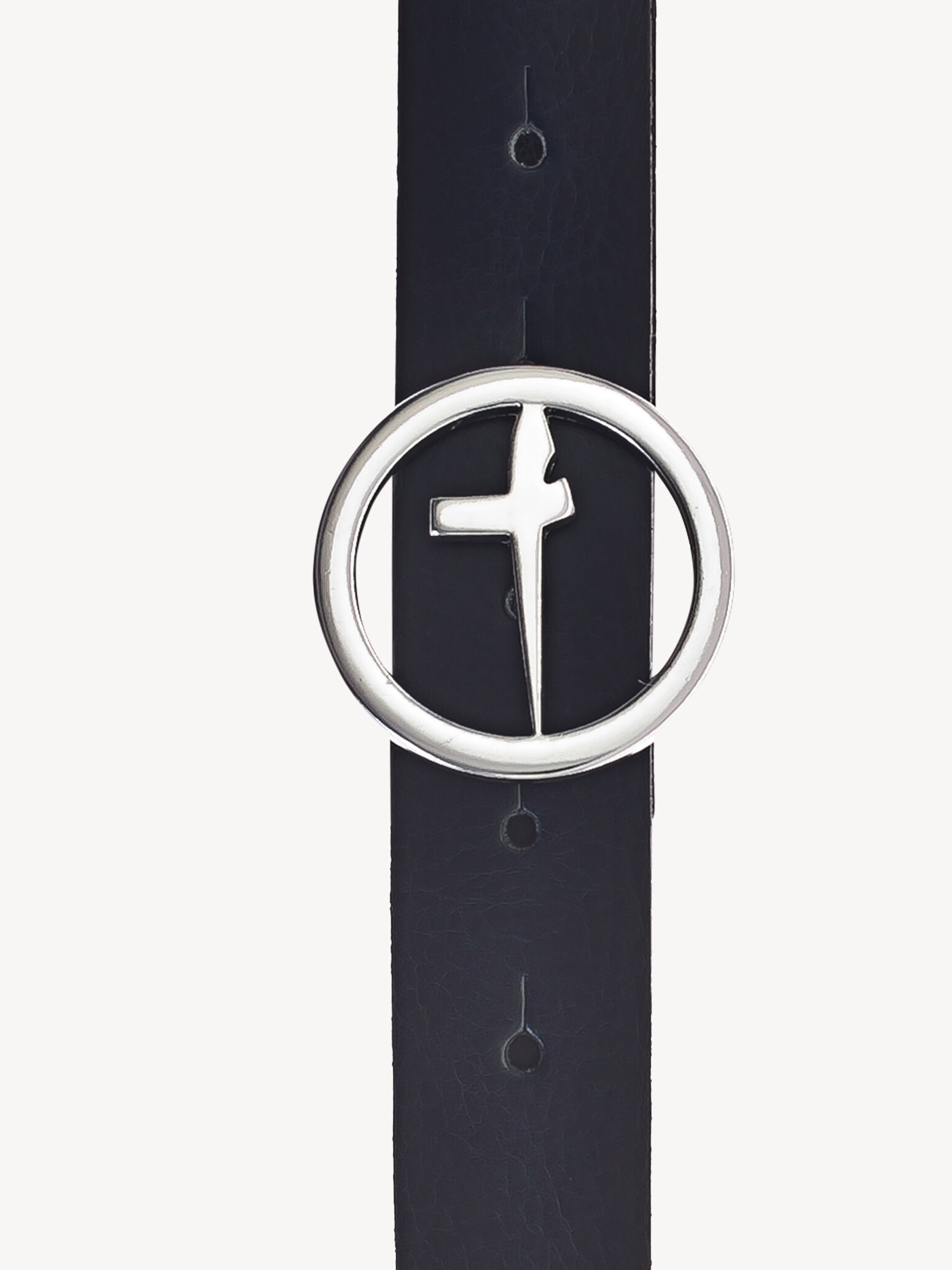 Ceinture en cuir - bleu