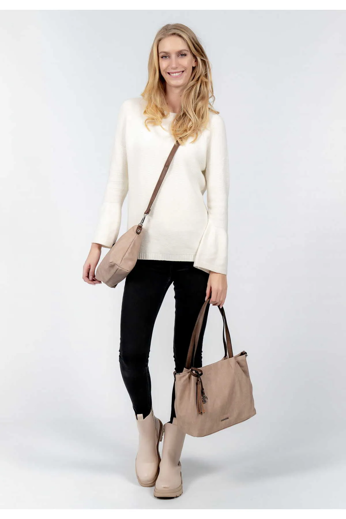 Emily & Noah  Handtasche - Beige - Unifarben