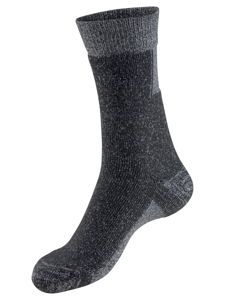 H.I.S Wandersocken in 2x anthrazit-meliert günstig kaufen