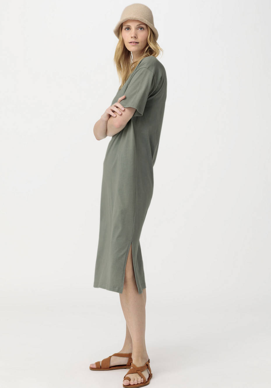 Jersey-Kleid aus reiner Bio-Baumwolle