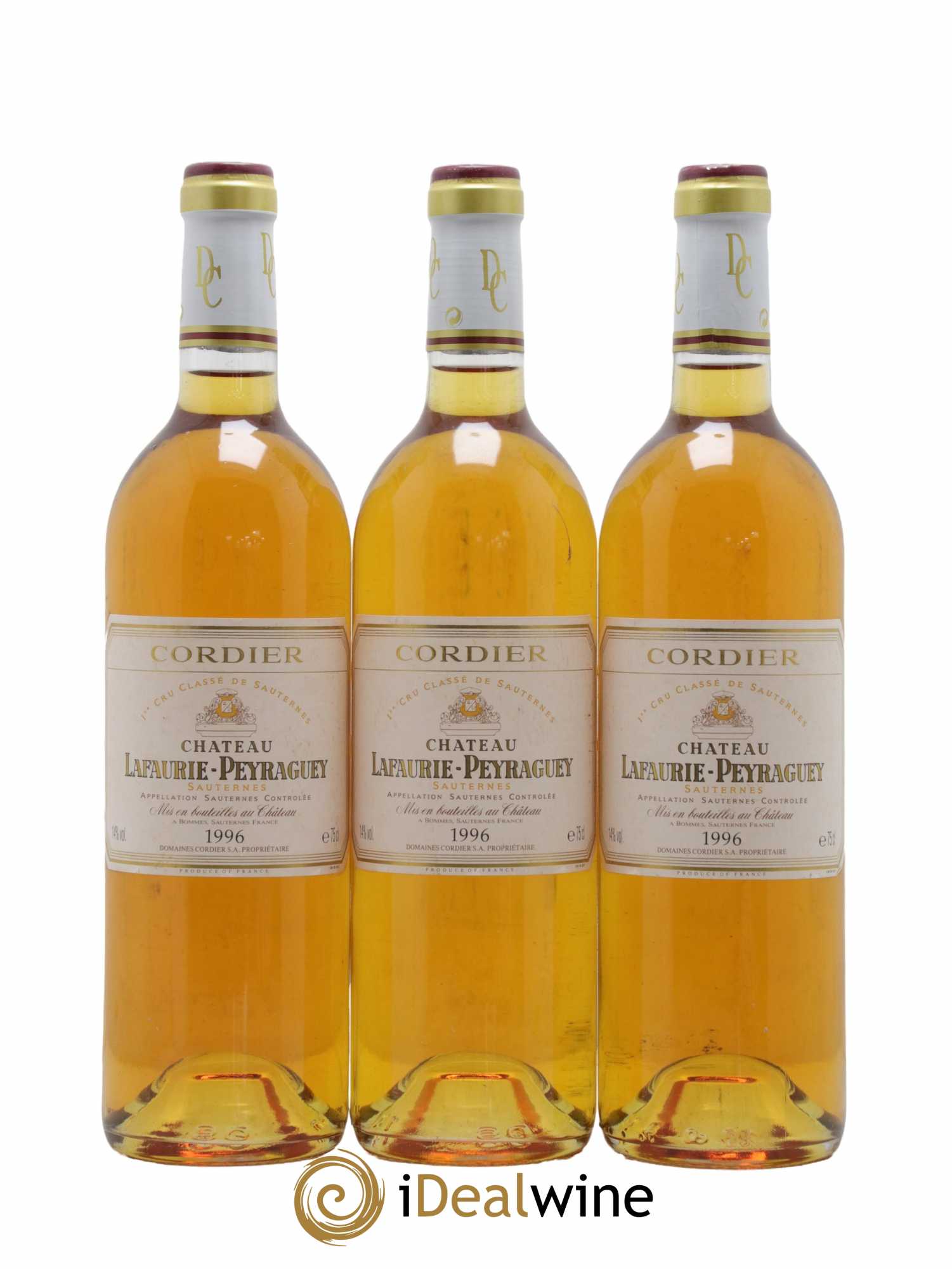 Château Lafaurie Peyraguey 1er Grand Cru Classé  1996 - Lot de 12 Bouteilles