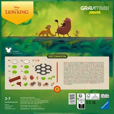 GraviTrax Junior Extension Lion King - Kugelbahn-Erweiterung für Kinder ab 3 Jahren