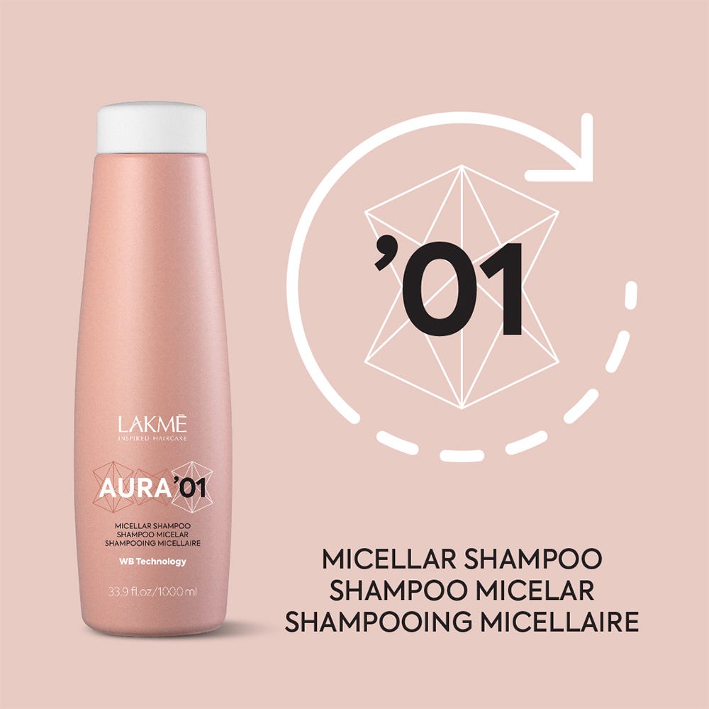 Lakmé AURA 01 Micellar Shampoo 1000 ml