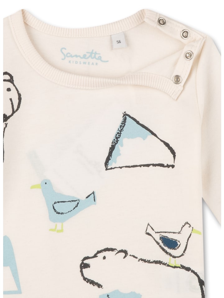 Sanetta Langarmshirt in Beige günstig kaufen