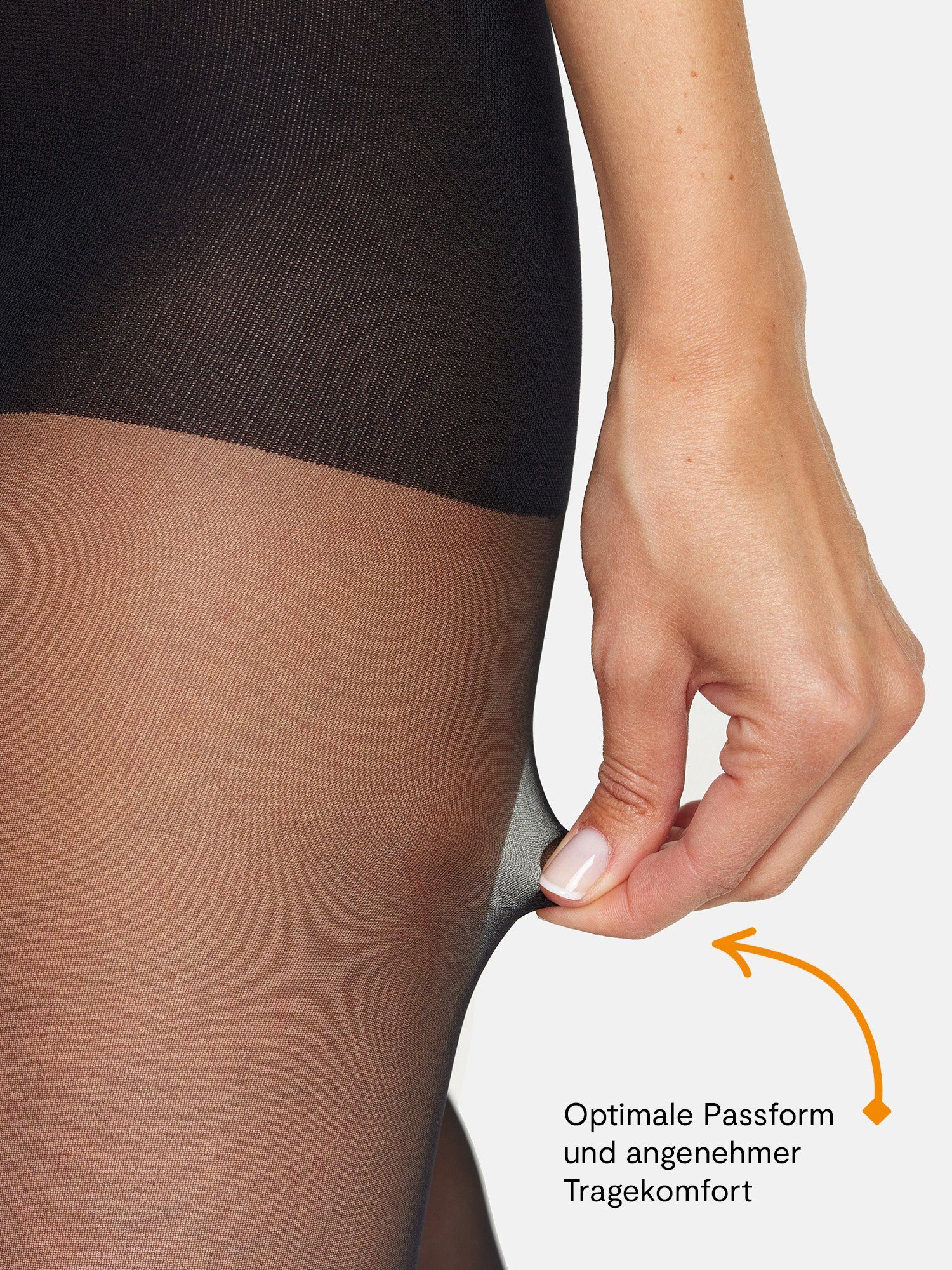 Nur Die Feinstrumpfhose Goodbye Laufmaschen 20 DEN Damen (1er/3er/6er/9er Pack 1 St) Transparent strapazierfähig haltbar Frauen Damen Multipack