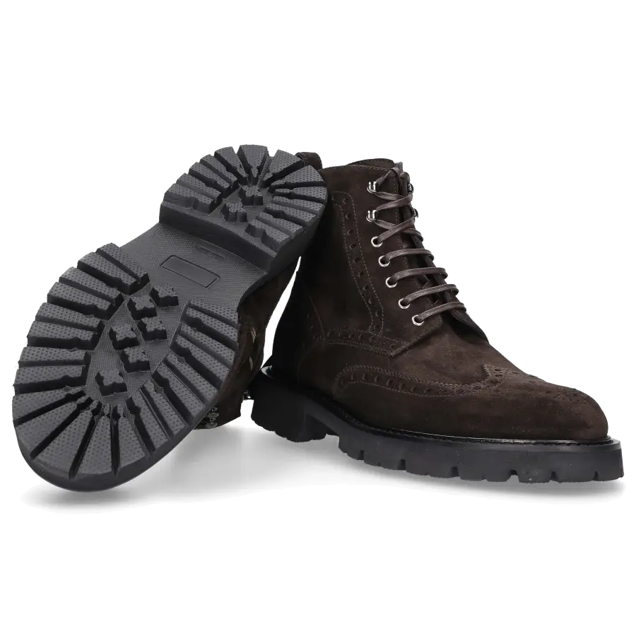 EN AVANT - Stiefeletten 470-08 Veloursleder - braun