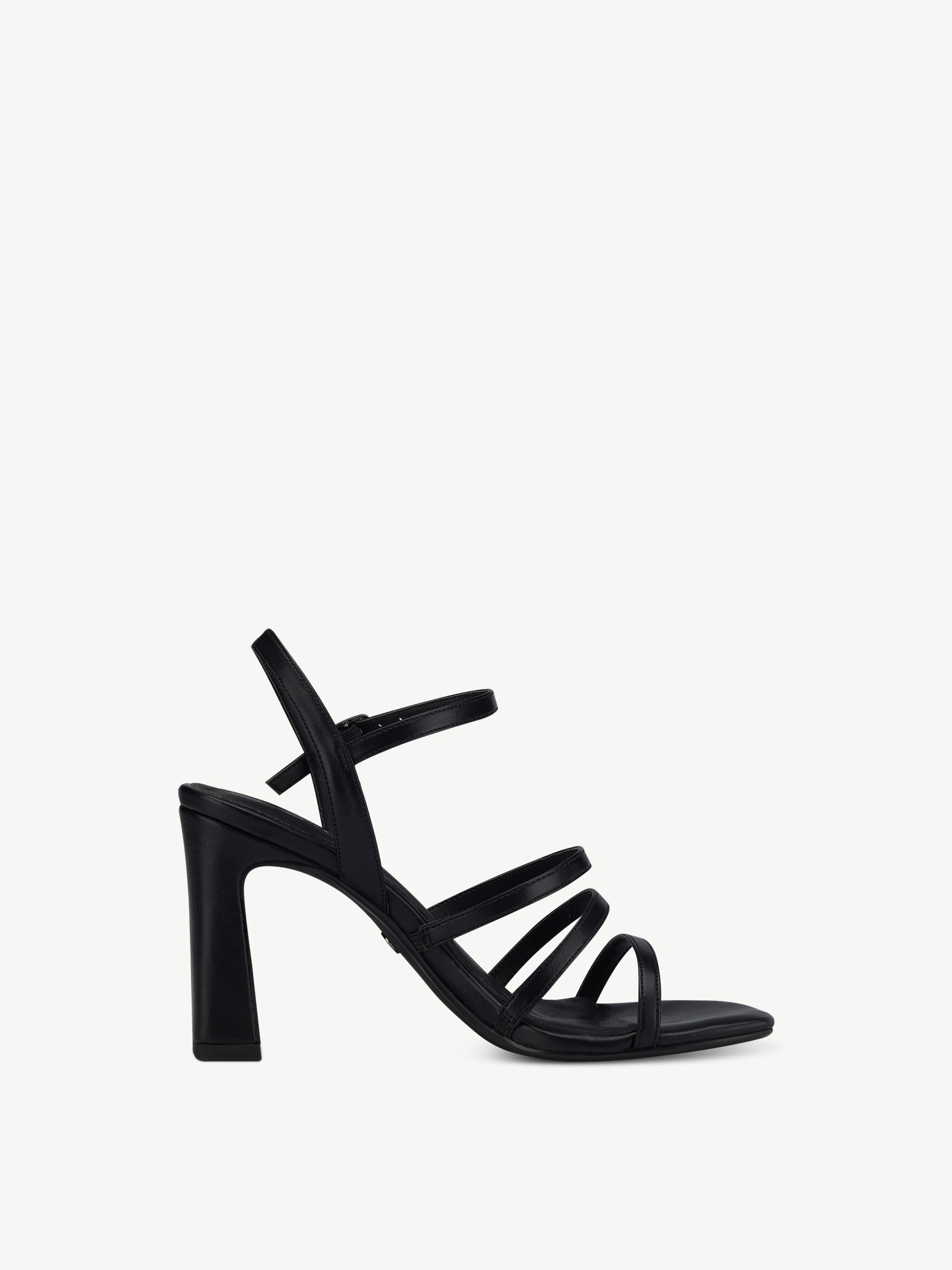 Sandale à talon - noir